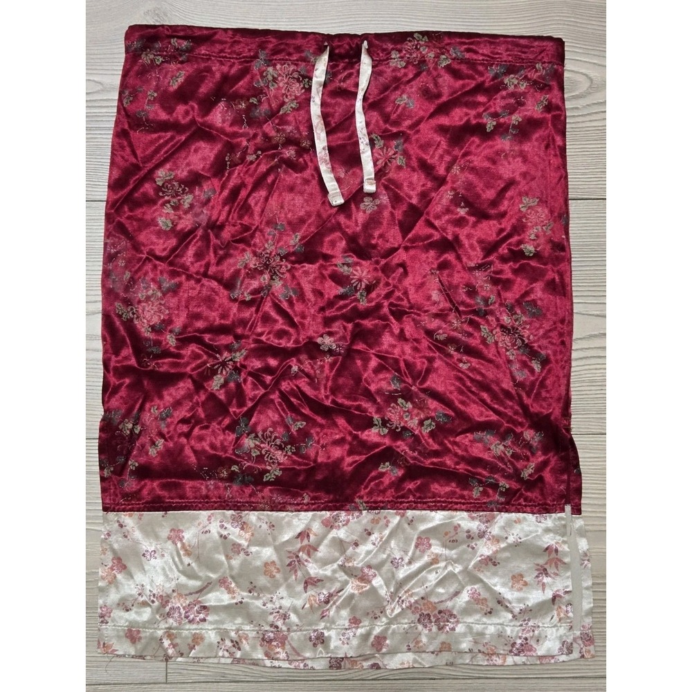 Limited Too Skirt Y2K Silky Rayon / Acetate Girls Size 8 Floral Asian Japanese